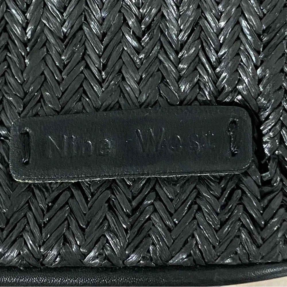 Nine West Black Textured Tote